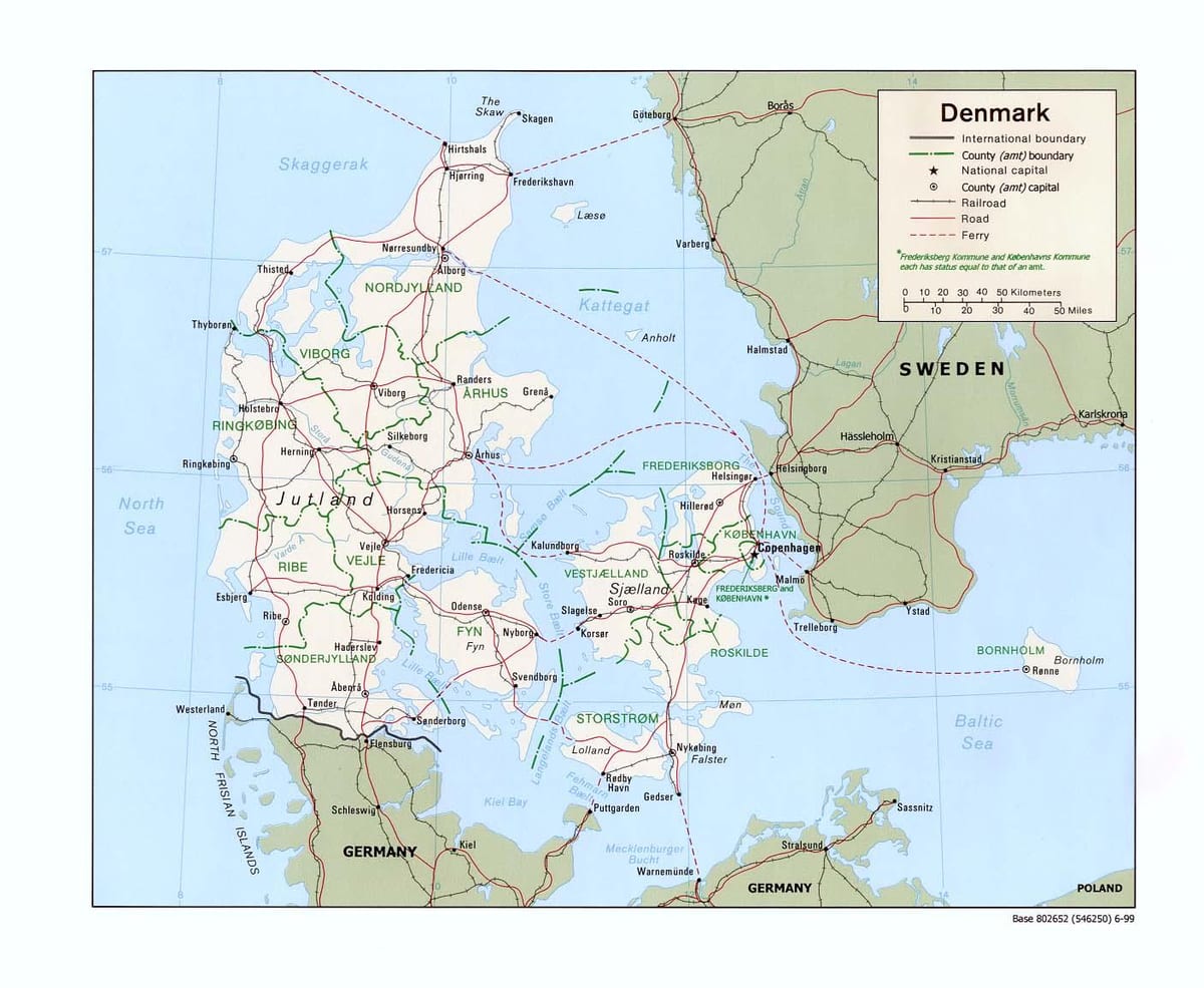 Mapa da dinamarca ocean beach holiday park