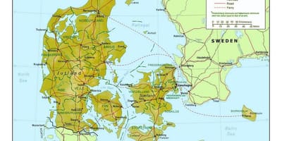 Mapa da dinamarca kommune