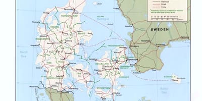 Mapa da dinamarca ocean beach holiday park 
